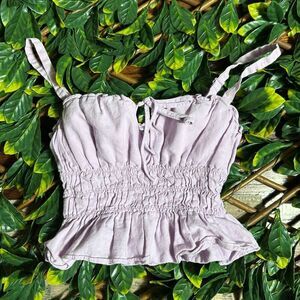 Kittenish Purple Corset Top Size XS